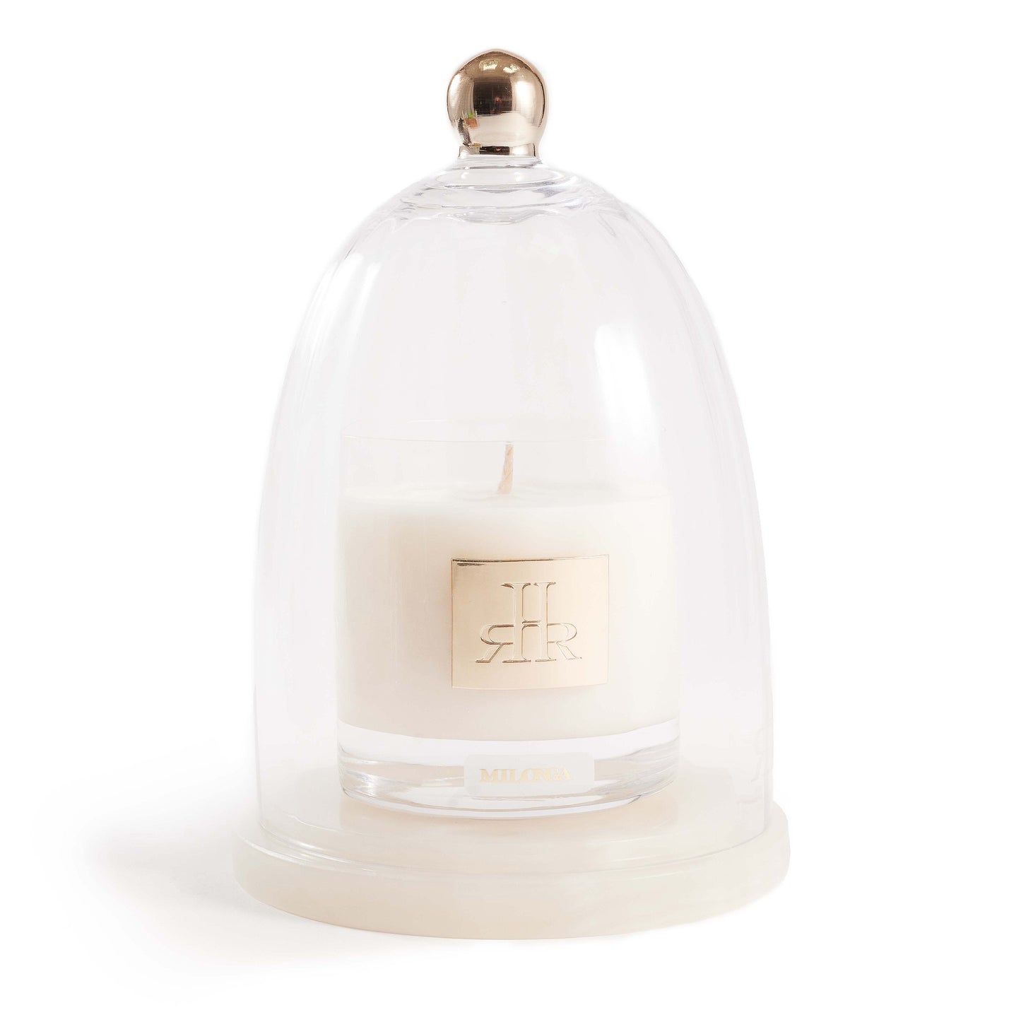 Milonga Luxury Scented Candle Inside Crystal Cloche | RHR Luxury Home Fragrance