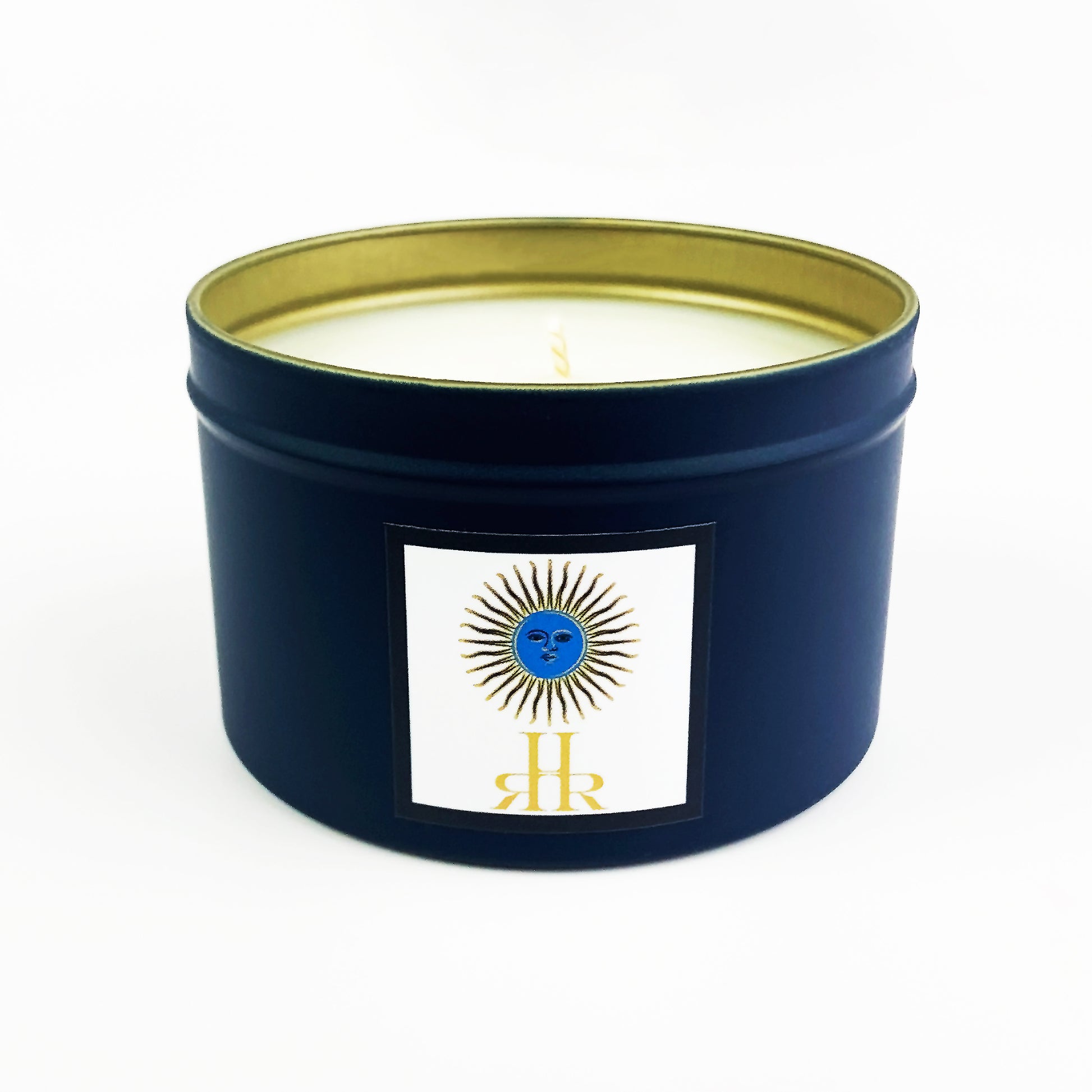 Eau de Cologne Luxury Travel Candle No Lid Front View | RHR Luxury Home Fragrance