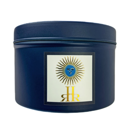 White Cashmere Luxury Travel Candle Front View | RHR Luxury Home Fragrance