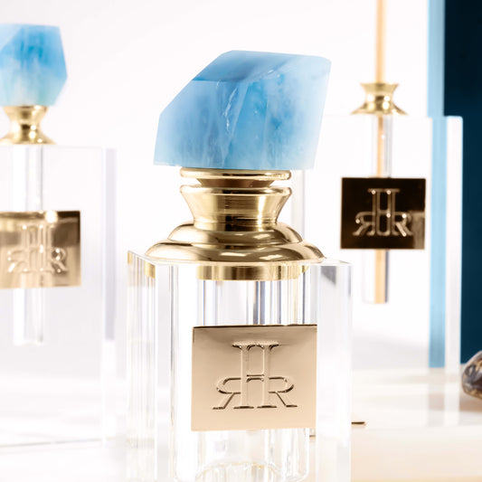 Atlántico Large Crystal Diffuser Closeup View | RHR Luxury Home Fragrance