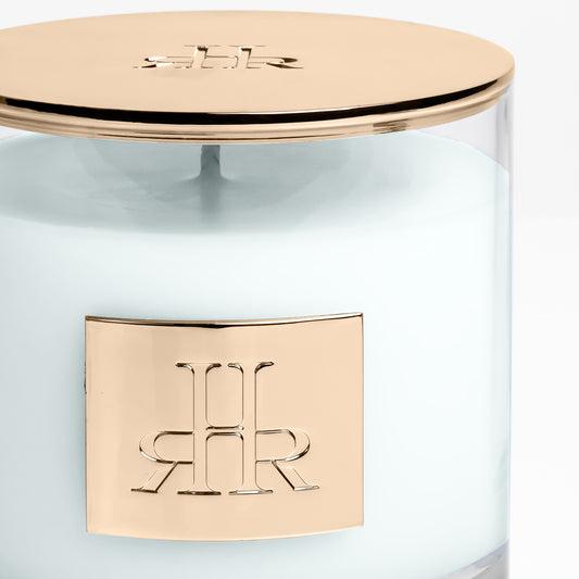 Atlántico Luxury Scented Candle Closeup | RHR Luxury Home Fragrance