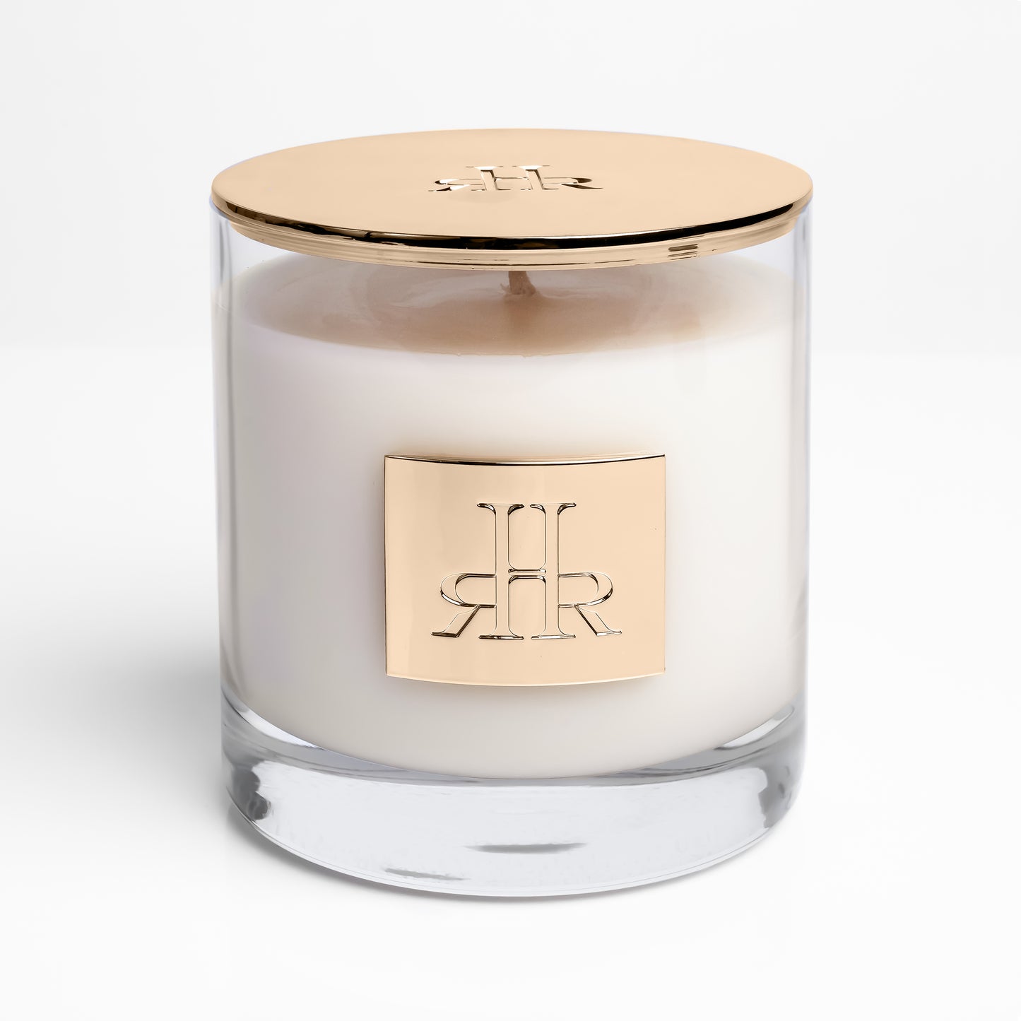 Azahares Luxury Scented Candle Front View With Gold Lid | RHR Luxury Home Fragrance