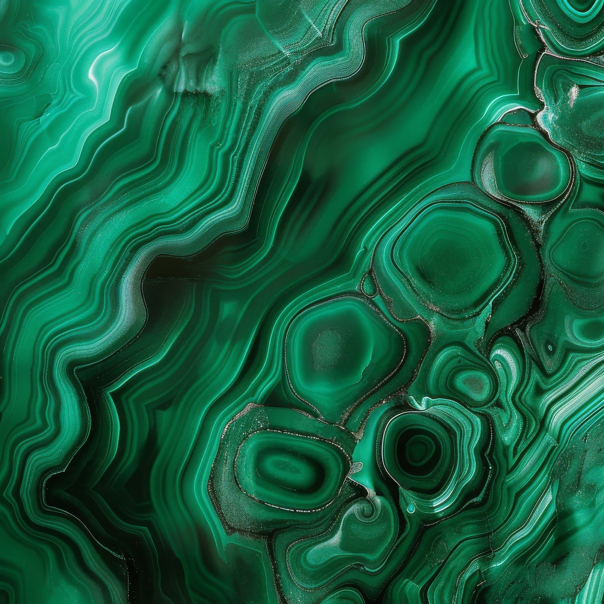 Malachite Riser Tray Malachite Swatch | RHR Luxury Home Fragrance