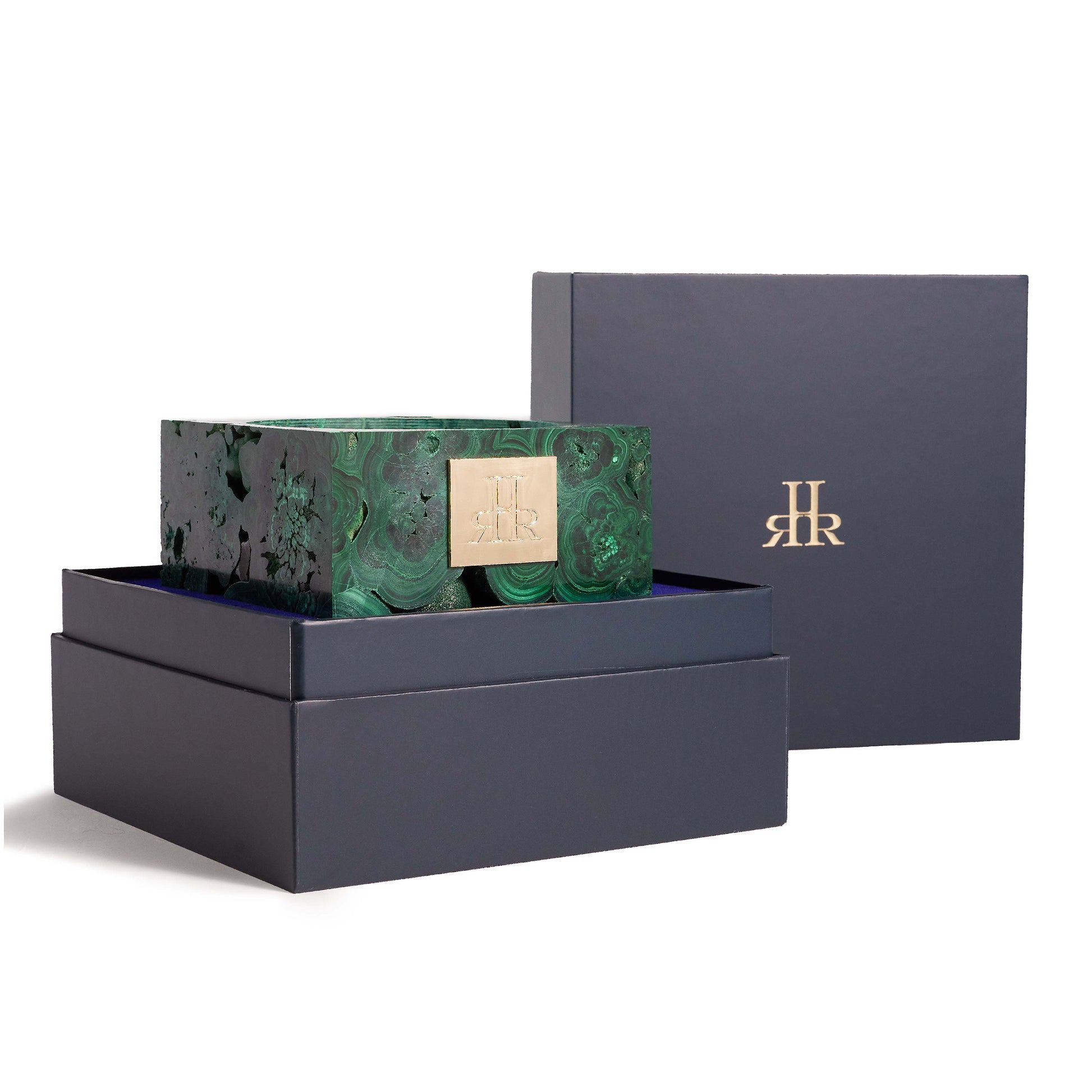 Malachite Riser Tray Gift Box | RHR Luxury Home Fragrance