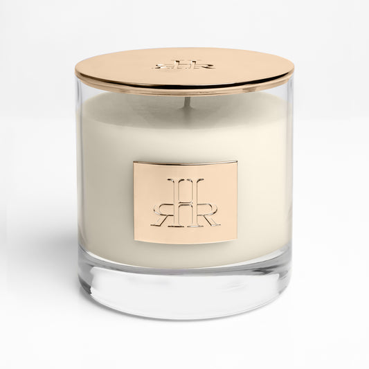 Milonga Luxury Scented Candle Front View With Lid | RHR Luxury Home Fragrance
