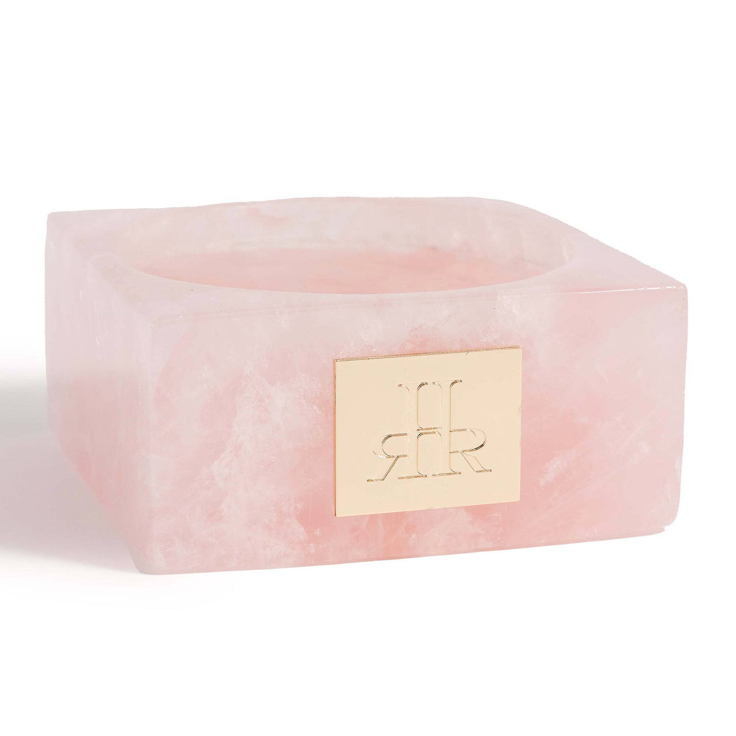 Pink Quartz Riser Tray Front View | RHR Luxury Home Fragrance