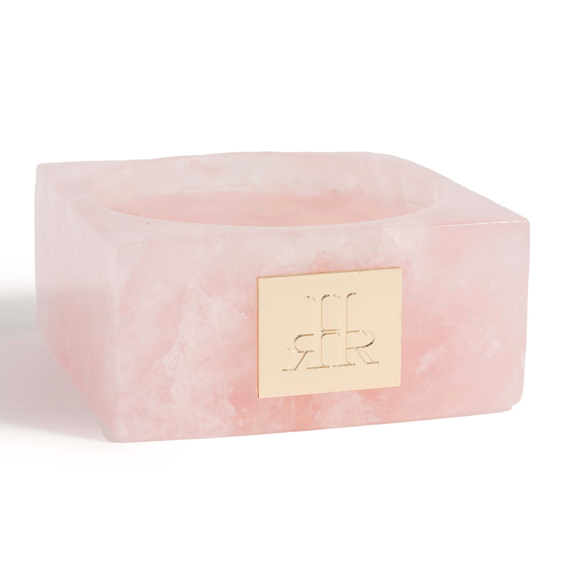 Pink Quartz Riser Tray Front View | RHR Luxury Home Fragrance
