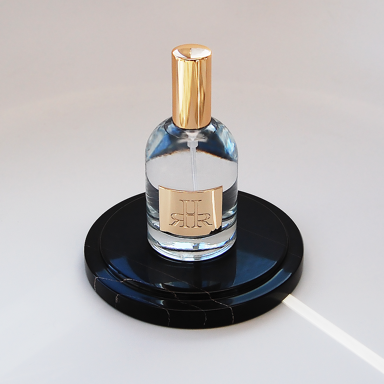 Siesta Luxury Room Spray 100 mL On Black Marble Tray | RHR Luxury Home Fragrance