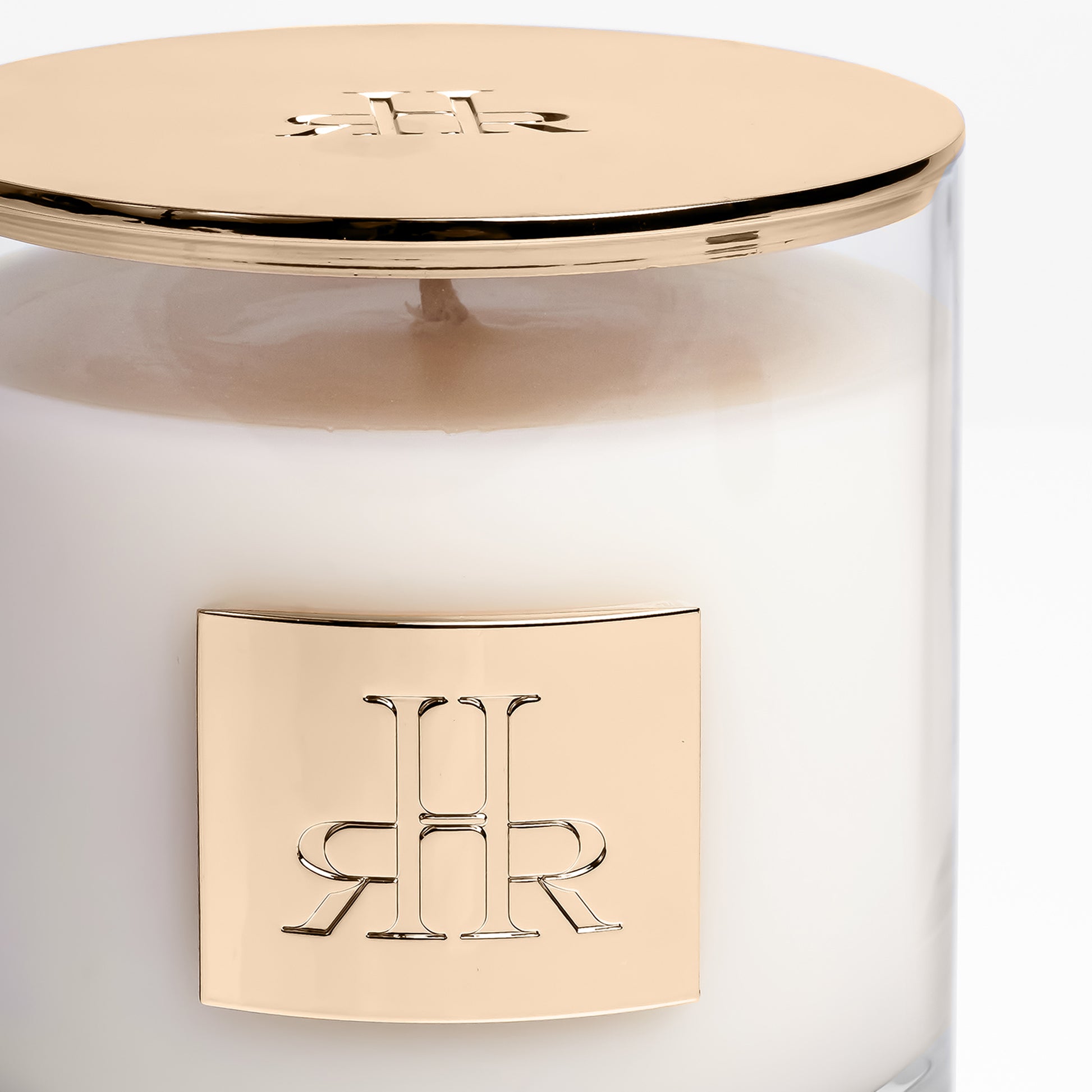 Tuberose Mexicana Luxury Scented Candle Closeup | RHR Luxury Home Fragrance