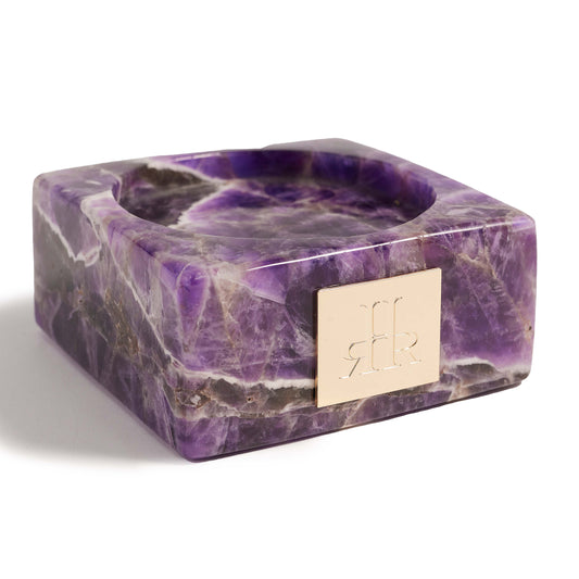 Amethyst Riser Tray Front | RHR Luxury Home Fragrance