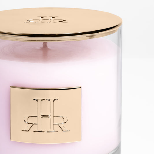 Element Orchid Light With Gold Lid Closeup | RHR Luxury