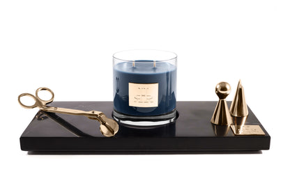 Marino Luxury Scented Candle On Altrar Tray